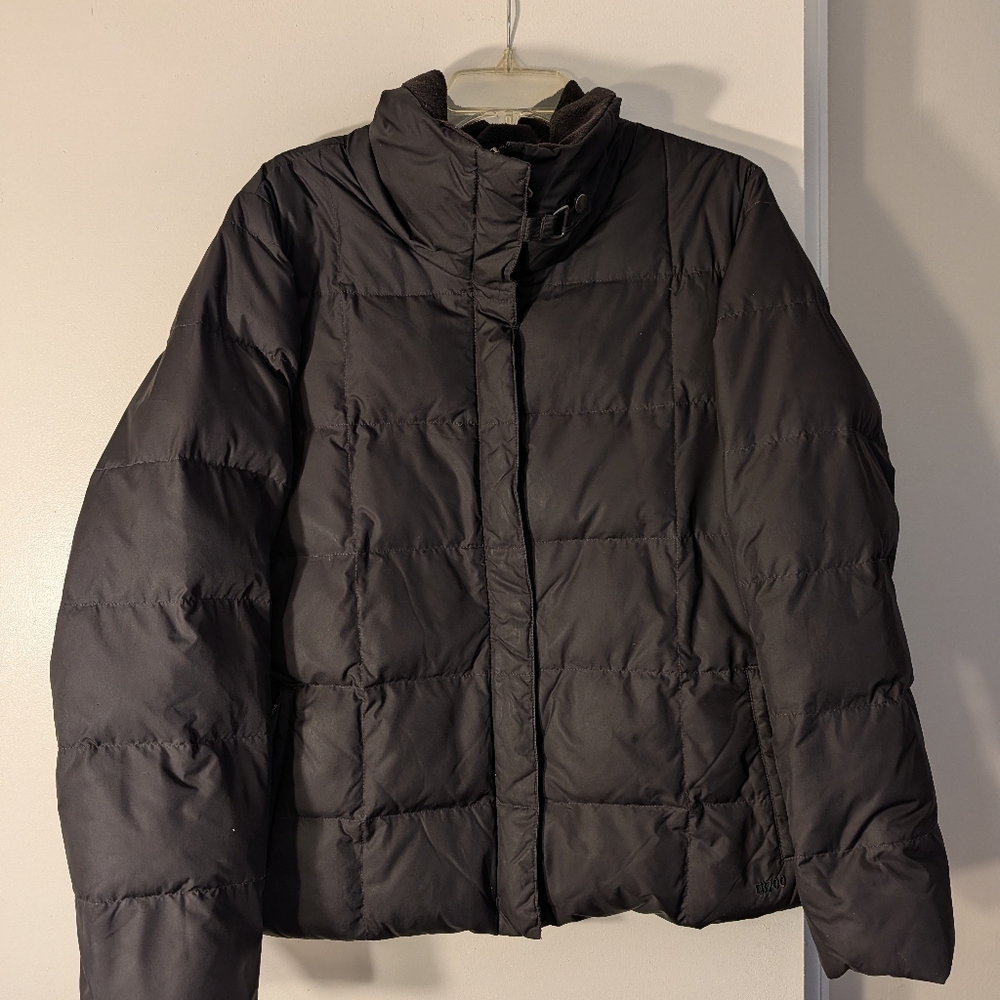 Eddie Bauer EB700 Women's Black Goose Down Insulated Jacket Large